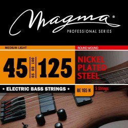 CUERDA MAGMA BE165N BAJO ELECTRICO JGO. 5 CUERDAS 45/125