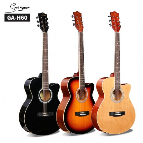GUITARRA SMIGER-V GA-H60 40 ACUSTICA F. C/R