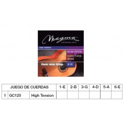 CUERDA PARA  GUITARRA  CLÁSICA (CUERDA NYLON) MAGMA GC120